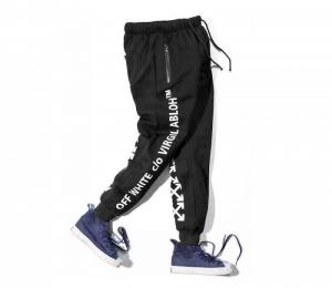 Фото Одежда Теплые спортивные штаны в стиле Off White Abloh черные