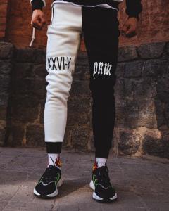 Фото Одежда Теплое унисекс худи Sad Smile черно-белое