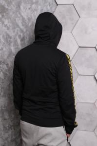 Фото Одежда Худи черные OFF White полоски print #3