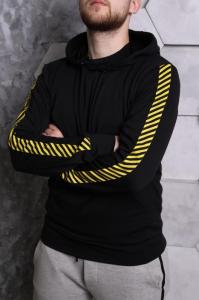 Фото Одежда Худи черные OFF White полоски print #3