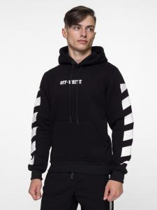 Фото Одежда Худи утепленный Off White - Stripe and Cross, Black