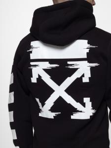 Фото Одежда Худи утепленный Off White - Stripe and Cross, Black