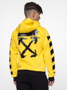 Фото Одежда Худи утепленный Off White - Stripe and Cross, Yellow