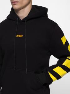 Фото Одежда Худи утепленный Off White - Stripe and Cross, Black/Yellow