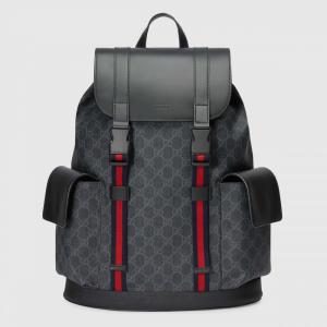 Фото Сумки Gucci Soft GG Supreme Backpack Black/Grey