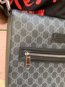 Фото Сумки Gucci GG Supreme Messenger Black/Grey