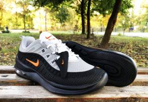 Фото Обувь Кроссовки Nike Airmax черно-серые