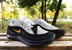 Фото Обувь Кроссовки Nike Airmax черно-серые