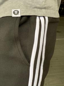 Фото Одежда Утеплённые штаны Adidas 3 Stripes Черные