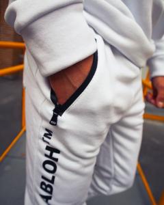 Фото Одежда Теплое худи унисекс Off White Mono белое