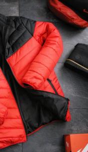 Фото Одежда Стеганка bicolor красно-черная