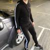 Sport Suit Armani Striped Black