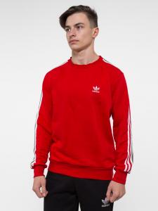 Фото Одежда Свитшот утепленный в стиле Adidas красный