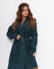 Пальто ISSA PLUS 11091  M темно-зеленый