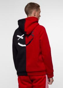 Фото Одежда Худи утепленный Ira - Be Happy, BlackRed