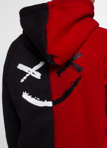 Фото Одежда Худи утепленный Ira - Be Happy, BlackRed