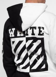 Фото Одежда Зиппер утепленный Off White - Logo, Black/White