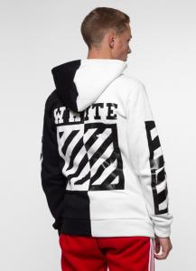 Фото Одежда Зиппер утепленный Off White - Logo, Black/White