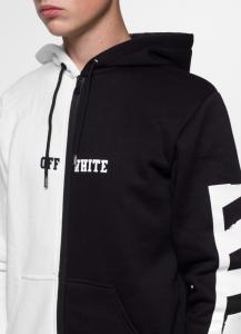 Фото Одежда Зиппер утепленный Off White - Logo, Black/White