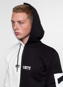 Фото Одежда Зиппер утепленный Off White - Logo, Black/White