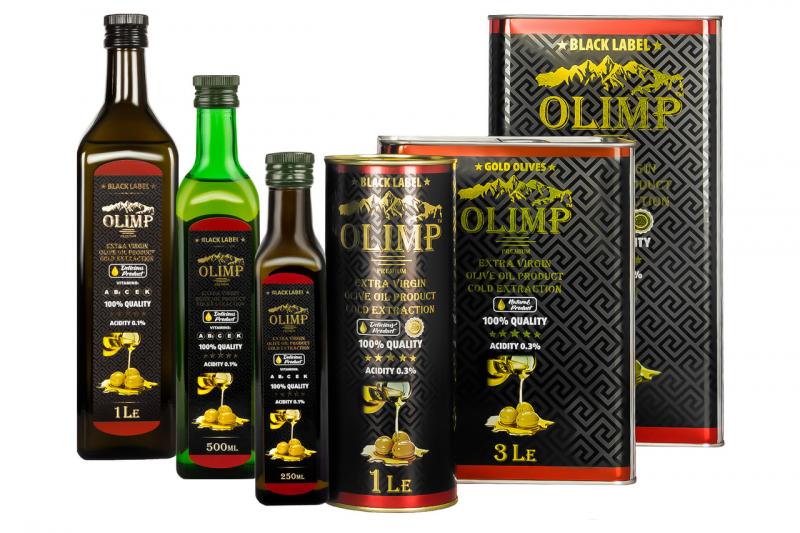 Фото Оливковое масло Олимп Блек Лейбл Оливковое масло EXTRA VIRGIN OLIVE OIL Olimp Black Label 5 л.