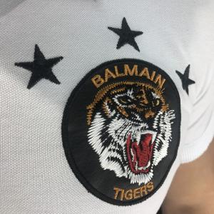 Фото Одежда Polo Balmain Tiger Stars White