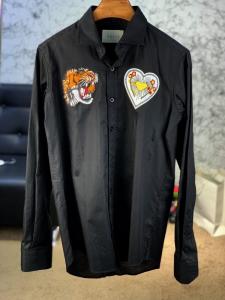 Фото Одежда Shirt Gucci Tiger with Heart Black