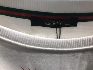 Фото Одежда Sweatshirt Gucci Angry Cat Appliqué White