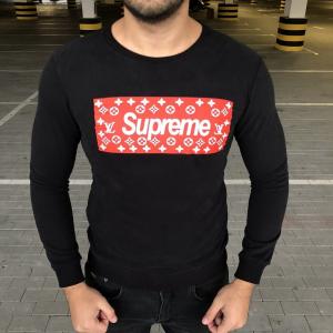 Фото Одежда Sweatshirt Supreme Logo Black