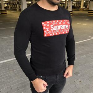 Фото Одежда Sweatshirt Supreme Logo Black