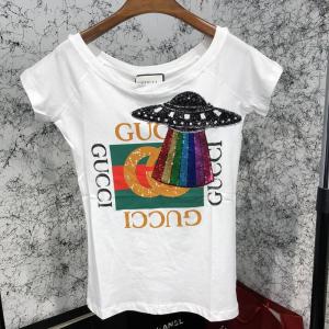 Фото Одежда T-Shirt Gucci With Planet White