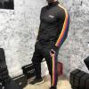 Balenciaga Sport Suit Rainbow Black Мужские спортивные костюмы в Украине