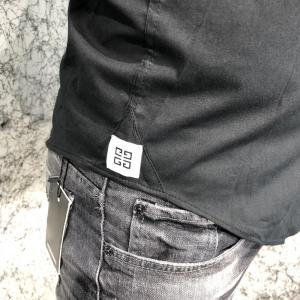 Фото Одежда Givenchy Poplin Shirt With Metallic Stars Black