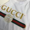  Gucci T-shirt with Washed Logo White Майки и футболки женские в Украине
