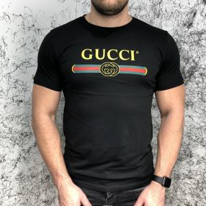Фото Одежда Gucci T-shirt with Washed Logo Black