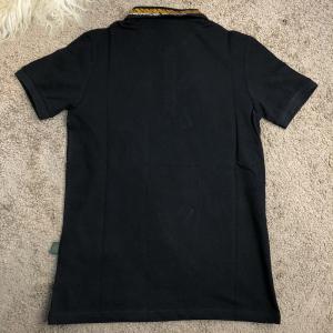 Фото Одежда Gucci Cotton Polo with Tiger Embroidery Black