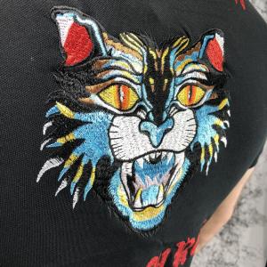 Фото Одежда Gucci Cotton Polo Angry Cat Modern Future Black