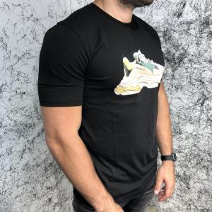 Фото Одежда Balenciaga T-Shirt Triple S Trainers Black
