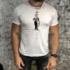 Dolce & Gabbana T-Shirt With Designer Patches King Wolf White