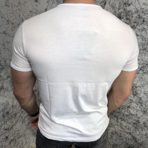 Фото Одежда Dolce & Gabbana T-Shirt With Designer Patches King Wolf White