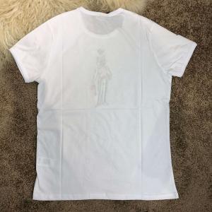 Фото Одежда Dolce & Gabbana T-Shirt With Designer Patches King Wolf White