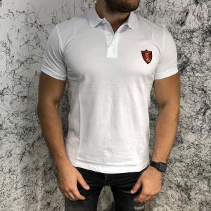 Фото Одежда YSL Cotton Polo Pique Band White