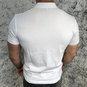 Фото Одежда YSL Cotton Polo Pique Band White