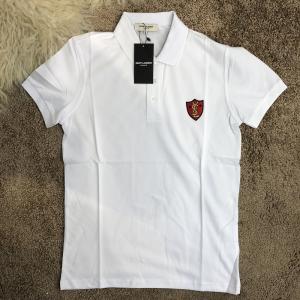 Фото Одежда YSL Cotton Polo Pique Band White