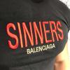  Balenciaga T-Shirt Sinners Black Мужские майки футболки в Украине
