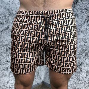 Фото Одежда Fendi Swimming Trunk FF Logo Bronzo/Black