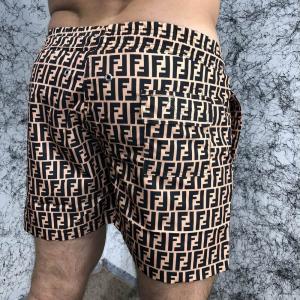 Фото Одежда Fendi Swimming Trunk FF Logo Bronzo/Black