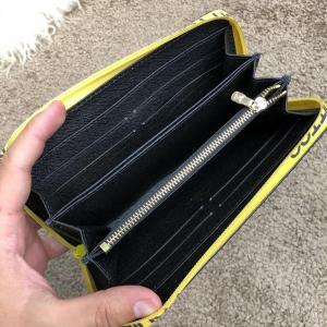 Фото Сумки Бумажник Louis Vuitton Zip Around Monogram Eclipse Pacific Yellow