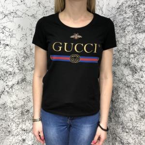 Фото Одежда Gucci T-Shirt Bee with Web Black