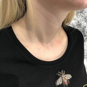 Фото Одежда Gucci T-Shirt Bee with Web Black